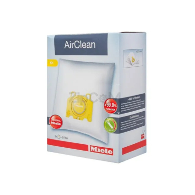 Комплект мешков (5 шт) HyClean KK + фильтр мотора + выходной пылесоса Miele 10123260