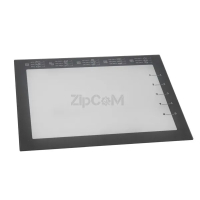 Стекло двери 504x397mm внутреннее для духовок Electrolux 3874693025